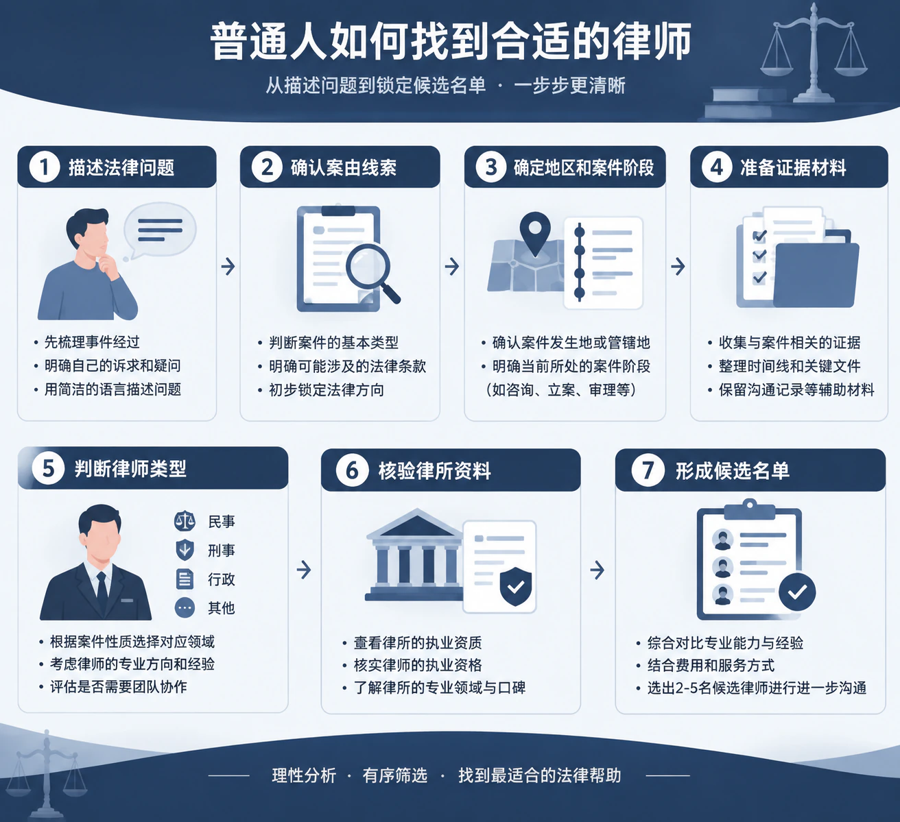 律师事务所专业内容与律师匹配关系图